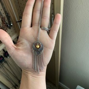 ✨3 for $10✨ Silver and yellow necklace